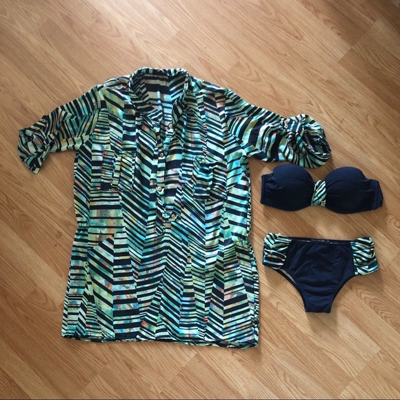 Bikini from Brazil and match Beach Shirt - Picture 3 of 6